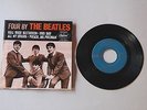 Four By The Beatles Capitol EPA-12121 45 RPM Extended Play Record and Sleeve