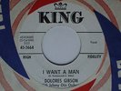 1962 R&B Soul 45 DELORES GIBSON I Want a Man / Love Land  KING promo M-  LISTEN
