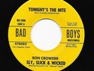 Modern Soul 45 SLY SLICK & WICKED Tonight's The Nite/We're Sly Slick & Wicked