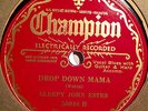 SLEEPY JOHN ESTES CHAMPION 50048 BLUES 78 RPM RECORD E+