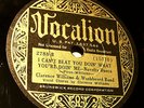 Gold Vocalion 2788 Clarence Williams' Washboard Band-Trouble (NYC 1934) nice