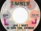 Northern Soul 45 CHUCK WRIGHT Love I Won't Be Your Fool Anymore/Dear Beloved mp3