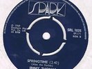 JIMMY THOMAS Springtime / (We aint here looking for) No trouble Spark SRL 1035
