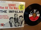 The Impalas Sorry, Fool, Chum & All But the Memory of You 45 Picture Cover