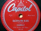 LEADBELLY Backwater Blues b/w Irene Capitol 40130 VG++ / VG+ Record 78 RPM