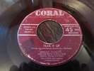 1956 ROCKABILLY 45 JOHNNY BURNETTE & THE  ROCK N ROLL TRIO CANADA CORAL