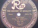 SAM ASH Mother (from Her Soldier Boy)/ FRANCIS MILLER The Miracle Of Love 78 rpm