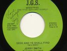 JERRY SMITH on J.G.S. —SEEK & YE SHALL FIND— modern soul gospel 45 | RARE LISTEN