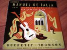 Falla: 7 Chansons - Germaine Thyssens-Valentin / Peris - Ducretet-Thomson 7''
