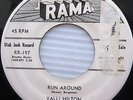 VALLI HILTON Run Around For A Lifetime RAMA LABEL PROMO R&B 45 RR-197 c1333