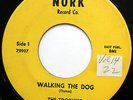 THE TROPHIES 45 Walking The Dog / Somethin Else GARAGE Nork 1964 w2103