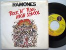 RAMONES Rock N Roll High School soundtrack Picture Sleeve 45 +RARE live cut e253
