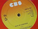 U2 Out Of Control Ireland CBS 12