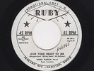 '57 Twin Spin Rockabilly BOBBY MARTIN Give Your Heart To Me/Sleepy Time M- HEAR