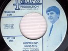 ARLEN SANDERS / PACIFICS Hopped Up Mustang b/w BEATLES novelty HOT ROD 45 e1608