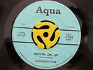 Rare FUNK 45-Aqualad Five-Movin On Up/Special Inspiration-Aqua Vg Local NC HEAR