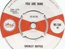 Shenley Duffus  You Are Mine / Upcoming Willows Red China Island Reggae WI 184