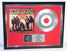 Scorpions, Wind Of Change, Platin Record, platin Schallplatte, Award, gold