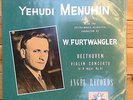 Yehudi Menuhin / Furtwangler - Beethoven: Violin Concerto - EMI Angel LP