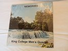 LP, Memories by King College Men's Quartet, Barbershop/Gospel, SEALED
