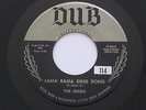 EDSELS Lama Rama Ding Dong Dub First Press Mis-Title Doo Wop 45 HEAR