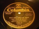 JAZZ TRACY-BROWN'S ORCH Danger / Sh-h Here Comes My Sugar COLUMBIA 1405 EE-