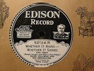 DUKE YELLMAN / B.A. ROLFE - EDISON #52124 - Whether It Rains / Wherever You Are