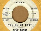 GENE TOONE: You're My Baby 45 Annette 45 northern soul hear
