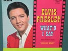 Elvis Presley What'd I Say 45 W/ Cover 49808 France NM 1971