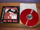 Metallica - Kill 'Em All - Japan with OBI & Insert - Nexus K25P 438 - RED VINYL