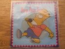 Rare Vtg. 1991 Simpsons Vinyl Record Picture Disc Bart Simpson Deep Deep Trouble