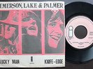 EMERSON, LAKE & PALMER single made in Portugal 45 ps 7 * lucky man *