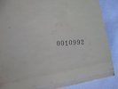 BEATLES WHITE ALBUM LOW NUMBER 0010992 WITH ALL POSTERS AND PICTURES COMPLETE