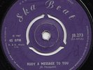 DANDY  RUDY A MESSAGE TO YOU  UK ORIG  HUGE ROCKSTEADY CLASSIC