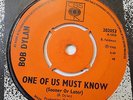 BOB DYLAN,ONE OF US MUST KNOW (SOONER LATER),RARE 1966 CBS UK 1ST PRESS,A-5322-1
