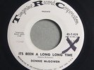 DONNIE McGOWEN It's Been A Long Long Time TANGERINE 939 Promo R&B/NORTHERN SOUL