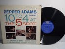 PEPPER ADAMS 10 to 4 at 5 Spot LP orig. RIVERSIDE 12-265 mono DG donald byrd NM+