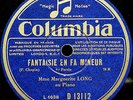 MARGUERITE LONG PIANO    Chopin,Fantaisie F minor op.49    10