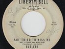 Northern Soul 45 - Butlers - She Tried To Kiss Me - Liberty Bell - mp3