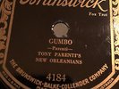 HOT 1920s JAZZ NEW ORLEANS Recording Tony Parenti Bruns 4184 GUMBO solid E