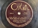 78 RPM CLARENCE WILLIAMS OKEH 8272 V+ PLAYS BETTER - LIVIN HIGH - RARE JAZZ