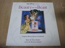 Beauty And The Beast OST Vinyl LP 1992 INSERT (Disney,Celine Dion,Alan Menken)