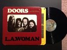DOORS L.A. WOMAN 1971 LP WITH RARE STICKER