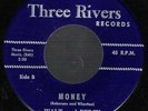 WALT AND PERCY  THREE RIVERS MONEY / WISHING RARE  DOO WOP W/GROUP  45 RPM HEAR