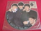 RARE BEATLES 1974 HEAR THE BEATLES TELL ALL VEE JAY DIE-CUT PICTURE DISC RECORD