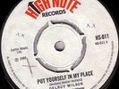 DELROY WILSON/SKINHEAD REGGAE/IHIGN NOTE HS011/1968./PUT YOURSELF IN MY PLACE