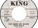 Halloween popcorn R&B IKE TURNER  She Made My Blood Run Cold KING HEAR
