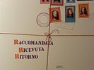 RACCOMANDATA RICEVUTA RITORNO Per....Un Mondo Di Cristallo JAPAN NEXUS K25P 426