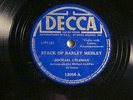 78 DECCA 12036- MICHAEL COLEMAN -STACK OF BARLEY  /TAR BOLTON - IRISH FIDDLE