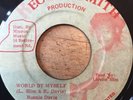 RONNIE DAVIS World By Myself OG Recordsmith 7'